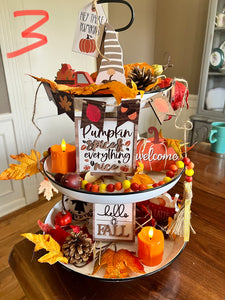 Tiered Tray Kit- Fall