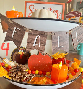 Tiered Tray Kit- Fall