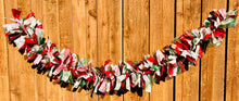 Load image into Gallery viewer, Rag Tie Garland CHRISTMAS
