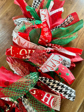 Load image into Gallery viewer, Rag Tie Garland CHRISTMAS
