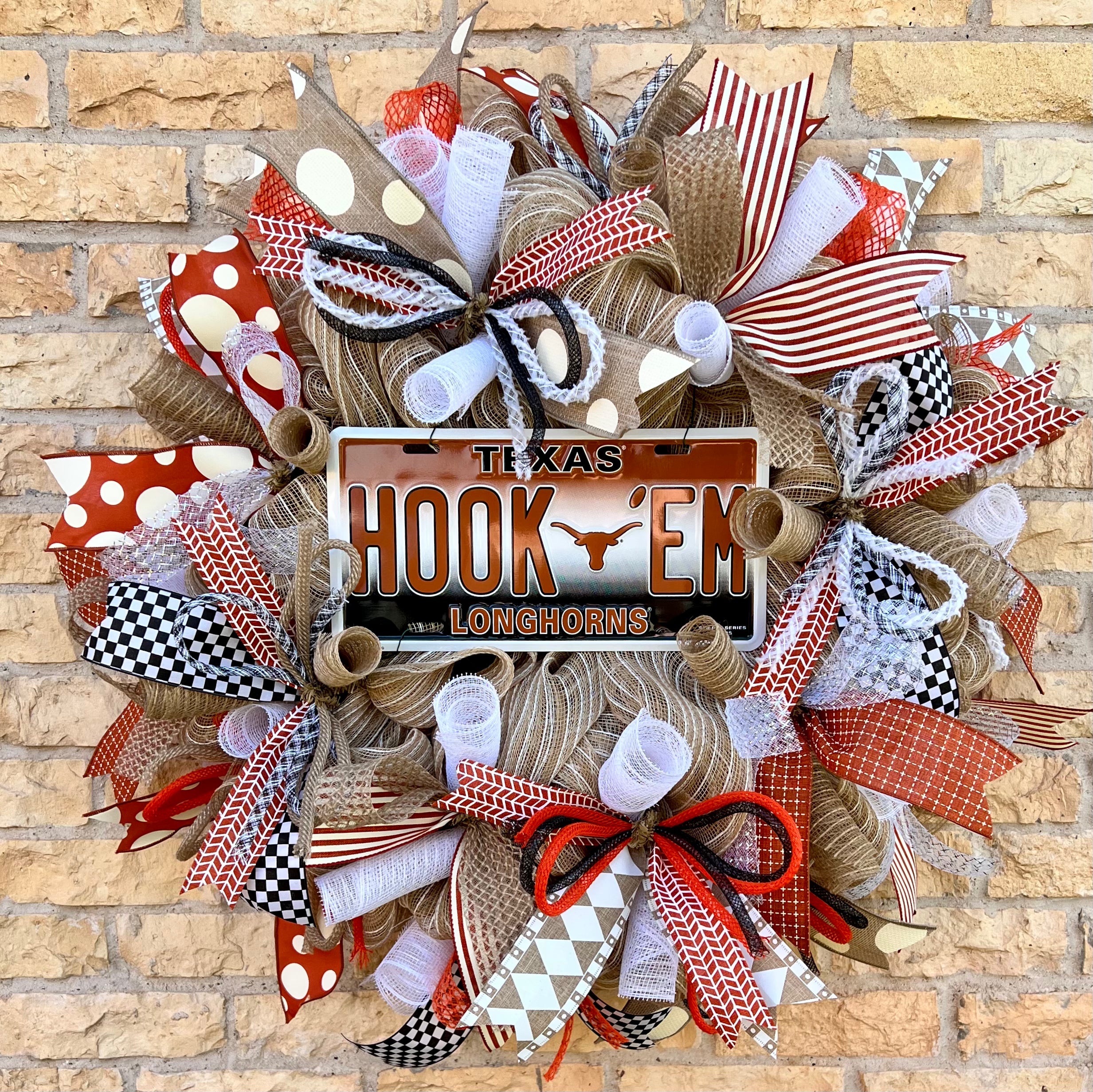 Sports Wreath, College Wreath, Texas Door Wreath, Texas State University, Texas Alumni Wreath high quality Gift,